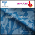 conception d’armée popeline de grande qualité de coton bleu marine 100 d’armure milieu camouflage mince imprimé tissu pour vêtement